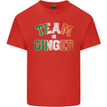 St Patricks Day Team Ginger Funny Irish Kids T-Shirt Childrens Red