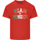 St Patricks Day Team Ginger Funny Irish Kids T-Shirt Childrens Red