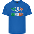 St Patricks Day Team Ginger Funny Irish Kids T-Shirt Childrens Royal Blue
