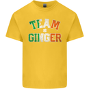 St Patricks Day Team Ginger Funny Irish Kids T-Shirt Childrens Yellow