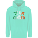 St Patricks Day Team Ginger Funny Irish Mens 80% Cotton Hoodie Peppermint