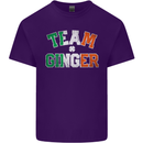 St Patricks Day Team Ginger Funny Irish Mens Cotton T-Shirt Tee Top Purple