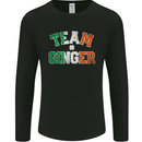 St Patricks Day Team Ginger Funny Irish Mens Long Sleeve T-Shirt Black