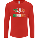 St Patricks Day Team Ginger Funny Irish Mens Long Sleeve T-Shirt Red