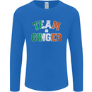 St Patricks Day Team Ginger Funny Irish Mens Long Sleeve T-Shirt Royal Blue