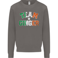 St Patricks Day Team Ginger Funny Irish Mens Sweatshirt Jumper Charcoal