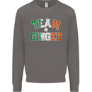 St Patricks Day Team Ginger Funny Irish Mens Sweatshirt Jumper Charcoal