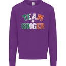 St Patricks Day Team Ginger Funny Irish Mens Sweatshirt Jumper Purple