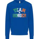 St Patricks Day Team Ginger Funny Irish Mens Sweatshirt Jumper Royal Blue
