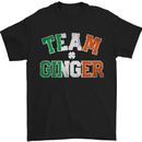 St Patricks Day Team Ginger Funny Irish Mens T-Shirt Cotton Gildan Black