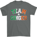 St Patricks Day Team Ginger Funny Irish Mens T-Shirt Cotton Gildan Charcoal