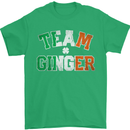 St Patricks Day Team Ginger Funny Irish Mens T-Shirt Cotton Gildan Irish Green