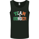 St Patricks Day Team Ginger Funny Irish Mens Vest Tank Top Black
