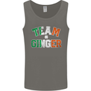 St Patricks Day Team Ginger Funny Irish Mens Vest Tank Top Charcoal