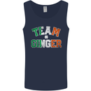 St Patricks Day Team Ginger Funny Irish Mens Vest Tank Top Navy Blue