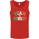 St Patricks Day Team Ginger Funny Irish Mens Vest Tank Top Red
