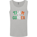 St Patricks Day Team Ginger Funny Irish Mens Vest Tank Top Sports Grey