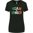 St Patricks Day Team Ginger Funny Irish Womens Wider Cut T-Shirt Black
