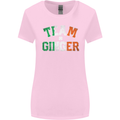 St Patricks Day Team Ginger Funny Irish Womens Wider Cut T-Shirt Light Pink