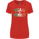 St Patricks Day Team Ginger Funny Irish Womens Wider Cut T-Shirt Red