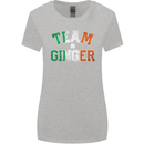 St Patricks Day Team Ginger Funny Irish Womens Wider Cut T-Shirt Sports Grey