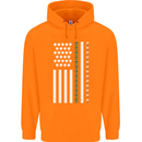 St Patricks Day USA Flag America Beer Alcohol Childrens Kids Hoodie Orange