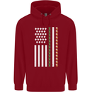 St Patricks Day USA Flag America Beer Alcohol Childrens Kids Hoodie Red