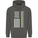 St Patricks Day USA Flag America Beer Alcohol Childrens Kids Hoodie Storm Grey