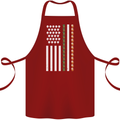 St Patricks Day USA Flag America Beer Alcohol Cotton Apron 100% Organic Maroon