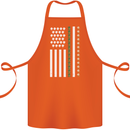 St Patricks Day USA Flag America Beer Alcohol Cotton Apron 100% Organic Orange