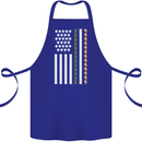 St Patricks Day USA Flag America Beer Alcohol Cotton Apron 100% Organic Royal Blue