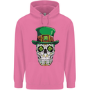 St Patricks Day of the Dead Sugar Skull Childrens Kids Hoodie Azalea
