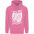 Staffordshire Terrier Wag For Treats Funny Childrens Kids Hoodie Azalea