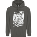 Staffordshire Terrier Wag For Treats Funny Childrens Kids Hoodie Storm Grey
