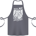 Staffordshire Terrier Wag For Treats Funny Cotton Apron 100% Organic Steel