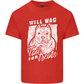 Staffordshire Terrier Wag For Treats Funny Kids T-Shirt Childrens Red
