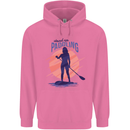 Stand Up Paddling Paddleboarding Childrens Kids Hoodie Azalea