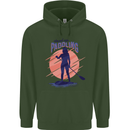 Stand Up Paddling Paddleboarding Childrens Kids Hoodie Forest Green