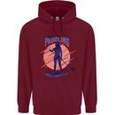 Stand Up Paddling Paddleboarding Childrens Kids Hoodie Maroon