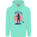 Stand Up Paddling Paddleboarding Childrens Kids Hoodie Peppermint