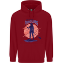 Stand Up Paddling Paddleboarding Childrens Kids Hoodie Red