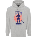 Stand Up Paddling Paddleboarding Childrens Kids Hoodie Sports Grey