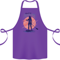 Stand Up Paddling Paddleboarding Cotton Apron 100% Organic Purple