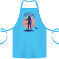 Stand Up Paddling Paddleboarding Cotton Apron 100% Organic Turquoise