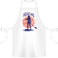 Stand Up Paddling Paddleboarding Cotton Apron 100% Organic White