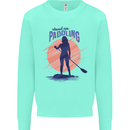 Stand Up Paddling Paddleboarding Kids Sweatshirt Jumper Peppermint