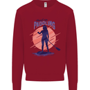 Stand Up Paddling Paddleboarding Kids Sweatshirt Jumper Red