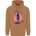Stand Up Paddling Paddleboarding Mens 80% Cotton Hoodie Caramel Latte