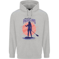 Stand Up Paddling Paddleboarding Mens 80% Cotton Hoodie Sports Grey