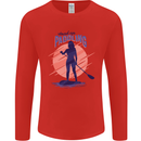 Stand Up Paddling Paddleboarding Mens Long Sleeve T-Shirt Red